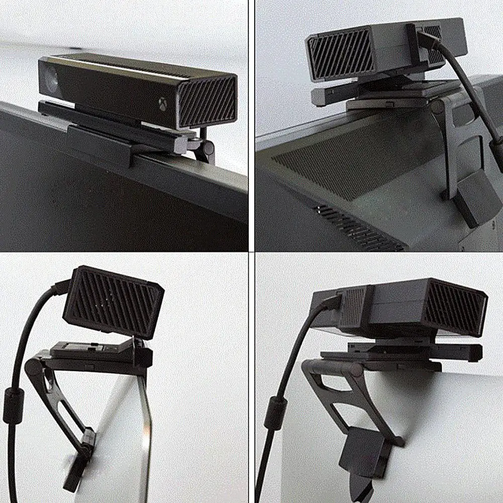 TV Clip Mount for Xbox Stand Holder Bracket Microsoft One Kinect Sensor mounting kinect 2.0 flat panel HDTV | Электроника