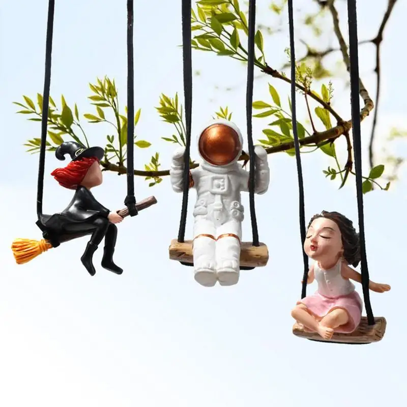 

Автомобильное зеркало заднего вида, подвесное украшение, авто прочный полимер, милые формы, подвесной декор, многофункциональное искусство для автомобиля