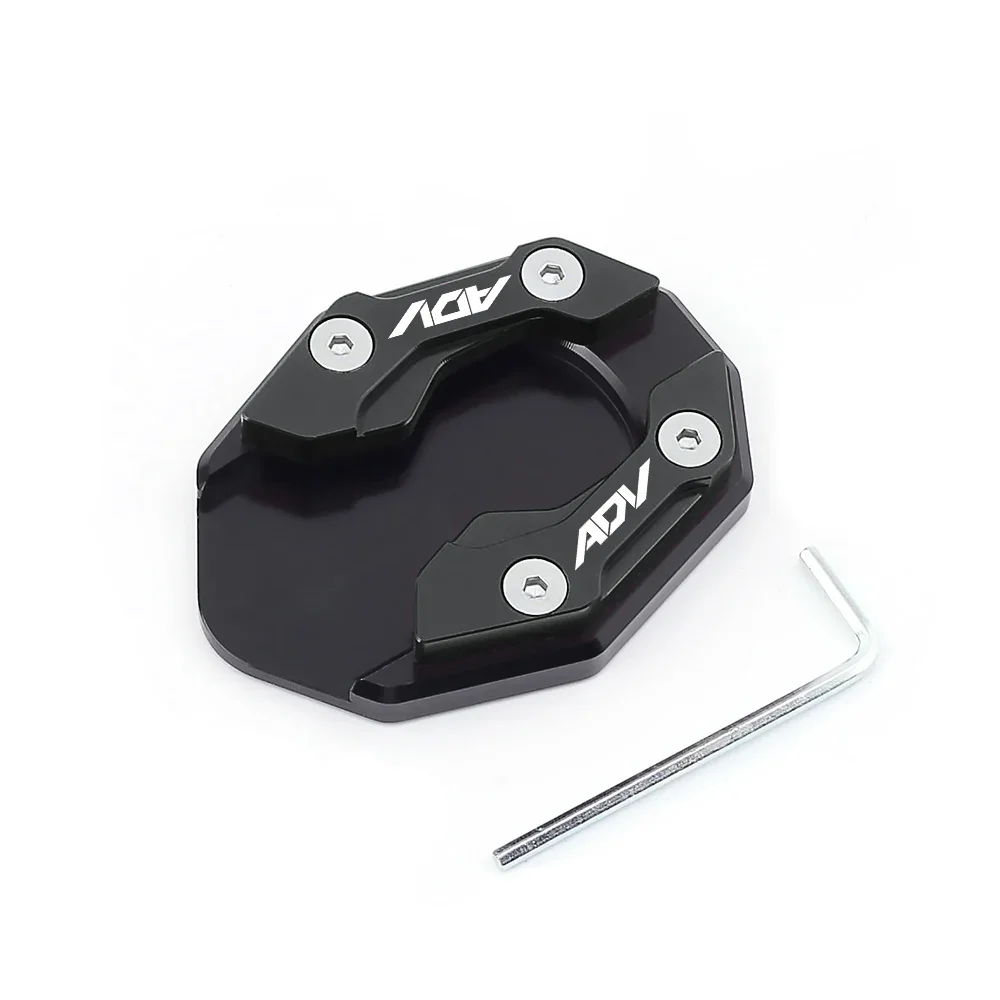 

Для Honda ADV 350 ADV350 ADV150 2021-2024 мотоциклетная удлинительная пластина, подставка для ног, увеличитель, аксессуары, боковая подставка с плоской ножкой