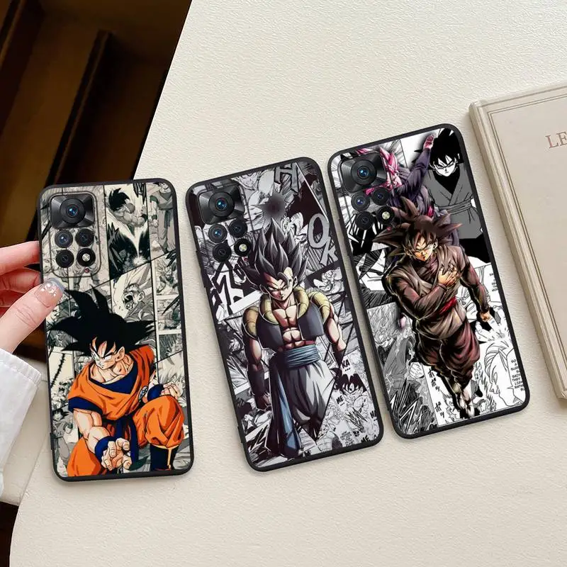 

Dragon Z Ball Son Anime Comics Goku DBZ Phone Case For Redmi Note 11E 11S 11 10 9 Pro 9A K20 K30 K40 Soft Silicone Cover