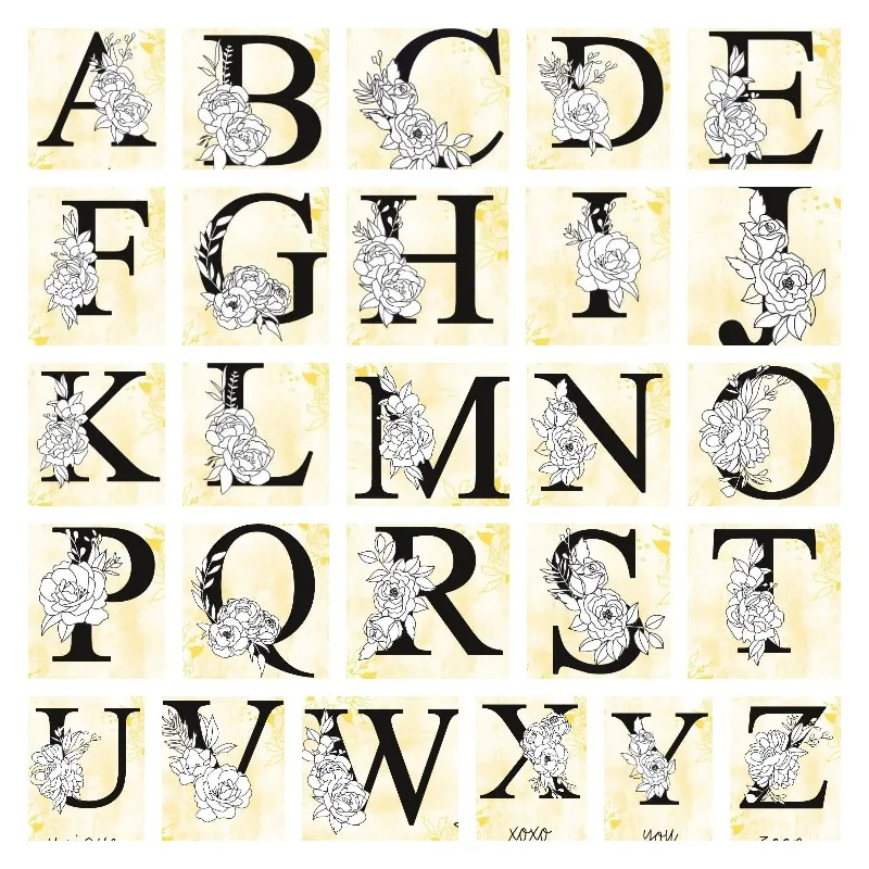 French A-z Letters Metal Cutting Dies Stamps Scrapbook Diary Secoration
Embossing Stencil Template Diy Greeting Card Handmade