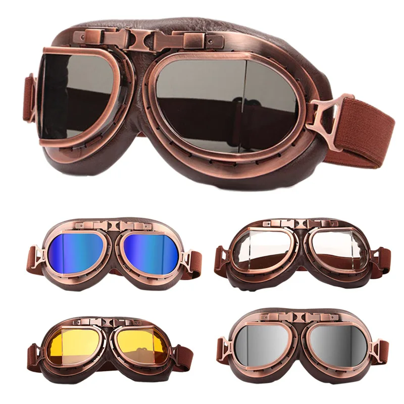 

Угловые очки из АБС-пластика с защитой от УФ/пыли/ветра для езды на мотоцикле, красивые очки с линзами из поликарбоната PM017