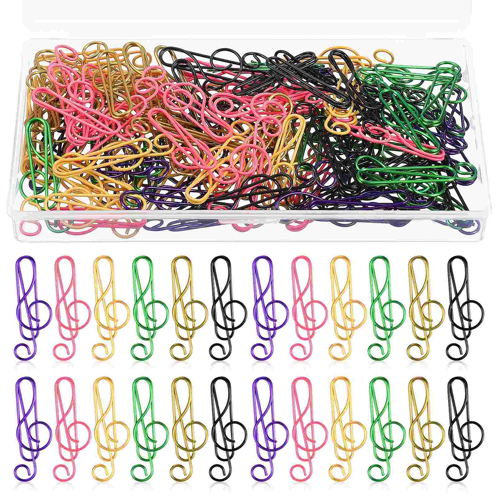 

100Pcs Pack School Office Supplies Clip Bills Fixing Paperclip Paper Clips for School Student Friends