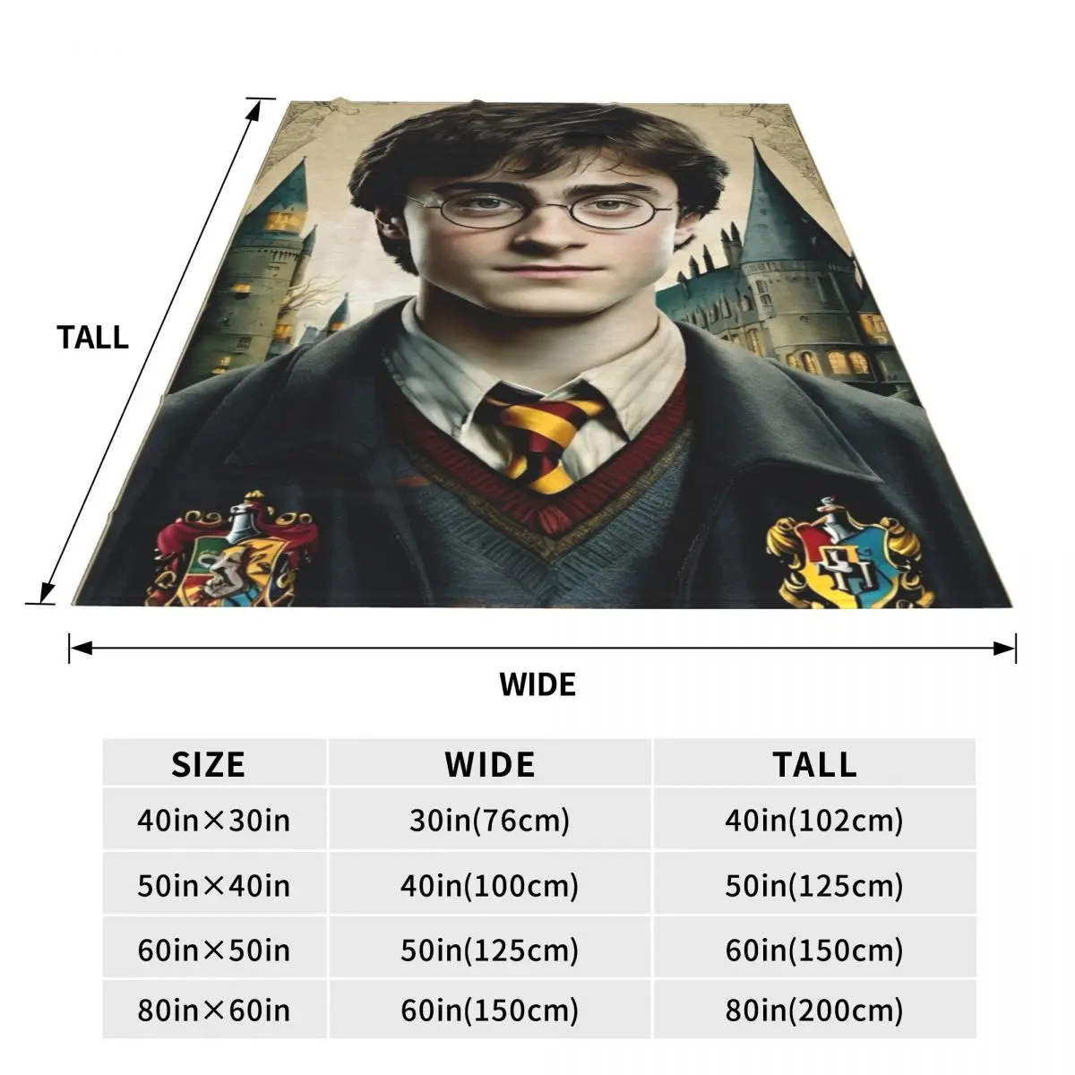 Одеяло из фильма Гаррис P-Potters Magic World качественное мягкое одеяло зимнее для