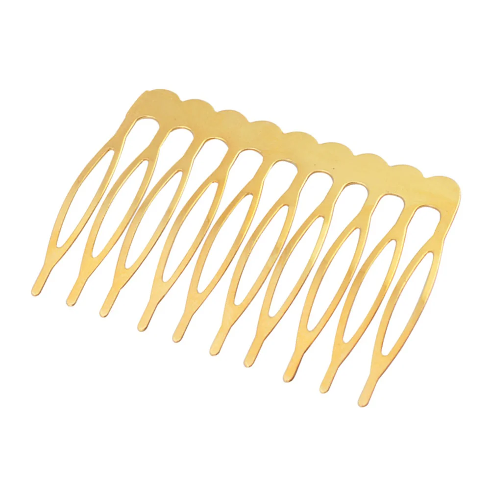 

Hair Comb Bridal Metal Women Side Accessories Combs Inserted Wedding Veil Wire Clip Piecesclips Diy Headdress Teeth Iron Classic
