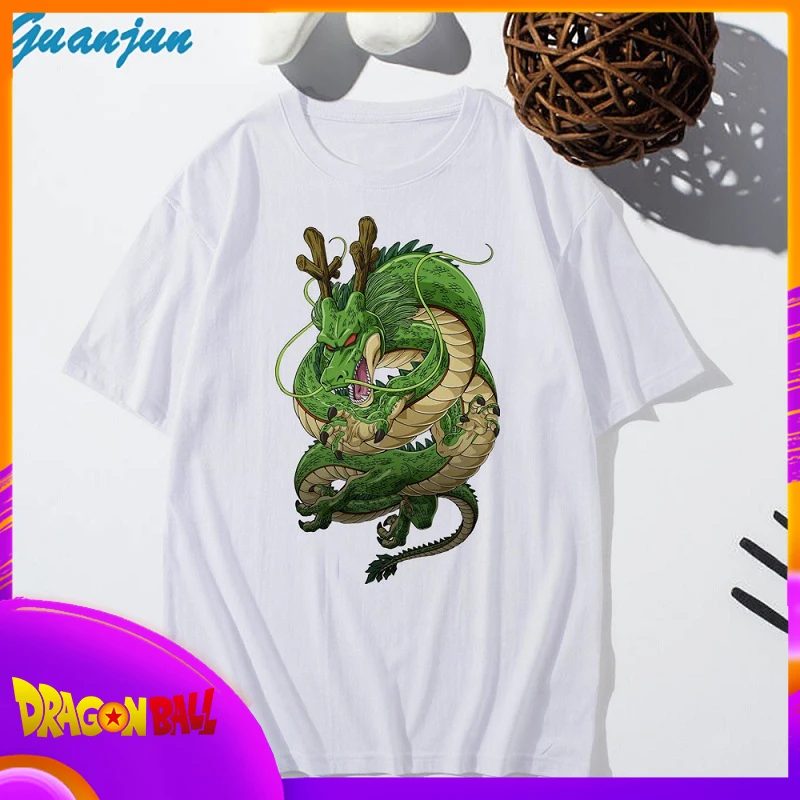 

Dragon Ball T-shirt Son Goku Shenlong Anime Summer Fashion Thin Short Sleeve Men Clothes Tops S-4xl Animation Surrounding Gift