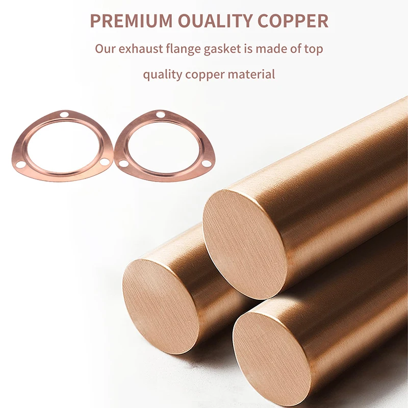 2 1/2 &quotмедные прокладки выхлопного коллектора 5-дюймовые для SBC BBC 302 350 454 (3 модели