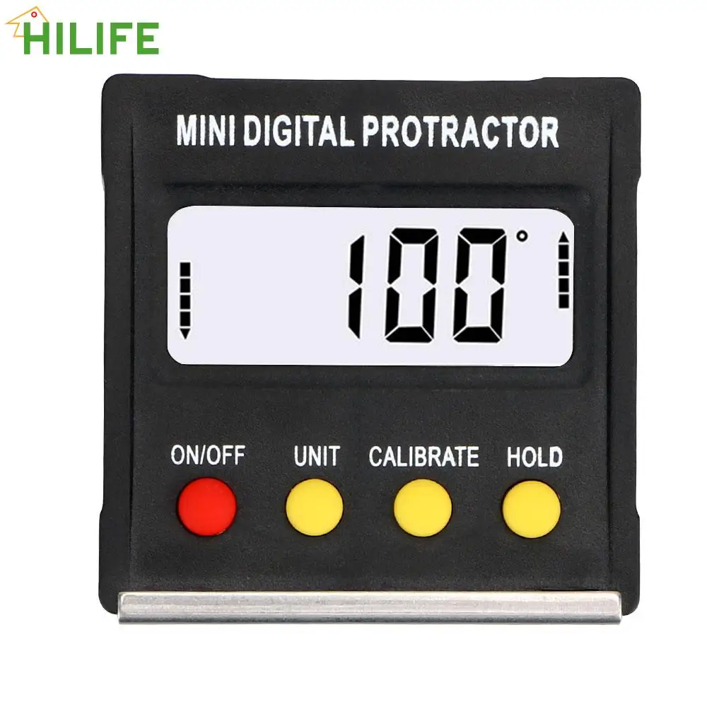 

Коническая коробка с магнитным основанием, электронный уровень, 360 градусов, цифровой мини-транспортир, фотодетектор