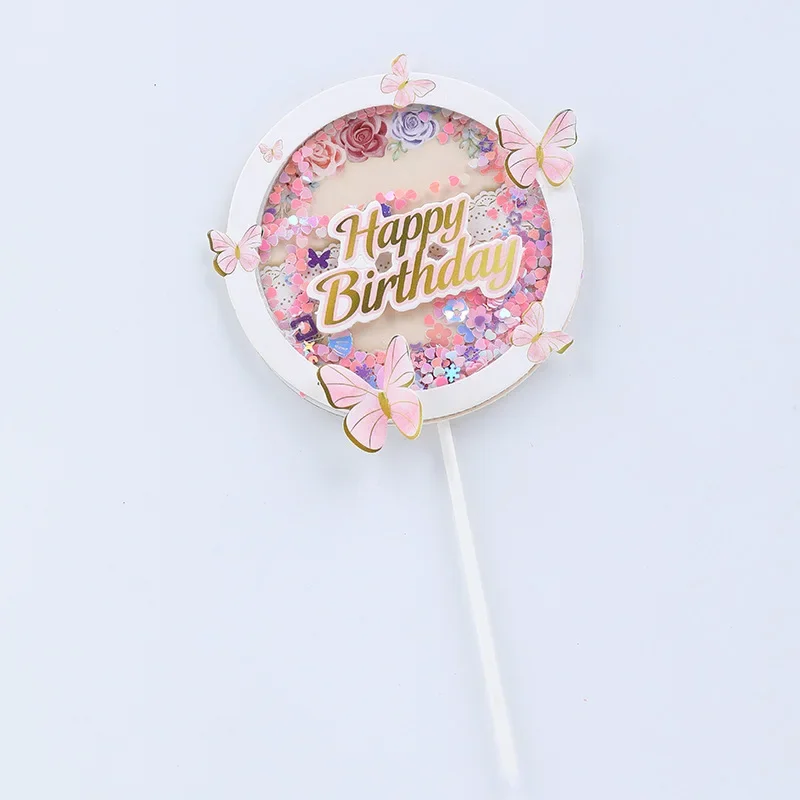 MOONBIFFY Круглые бабочки для торта