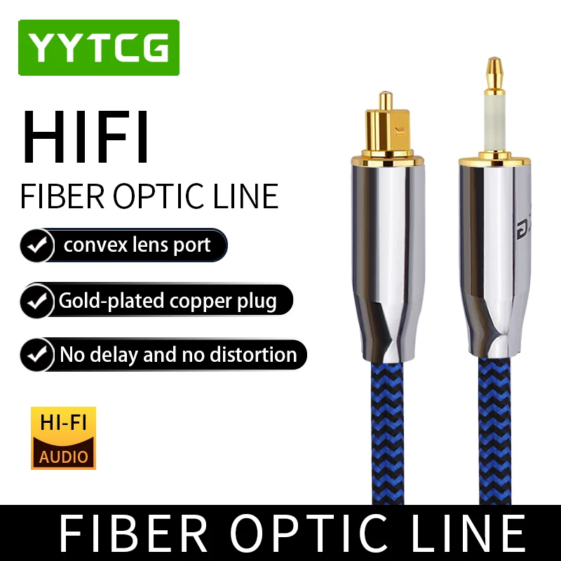 Digital Optical Audio Cable Toslink Cable Fiber Optic Audio Cable For TV Box PS4 Speaker Wire Soundbar Amplifier Subwoofer