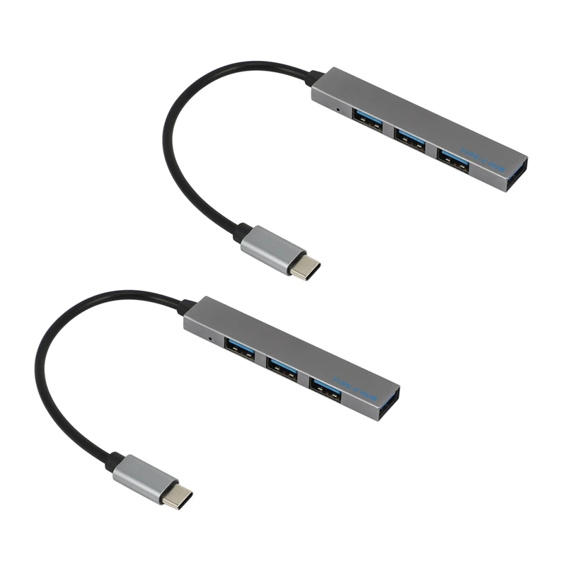 

2x4 в 1 флейта-C фотоадаптер с 4 USB 3.1 порт для Pro флейта серый