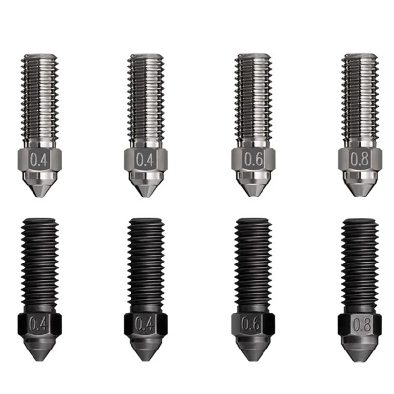 Комплект сопел K1 для 3D-принтера сопла из закаленной стали экструдера медного