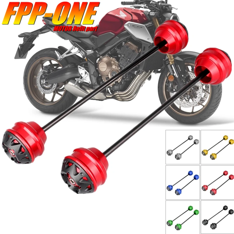 

FATPAPA - Front Wheel Protector Axle Fork Crash Slider FOR HONDA CBR 650F CB650F CBR650F 2014-2020 15-16-17-18-19