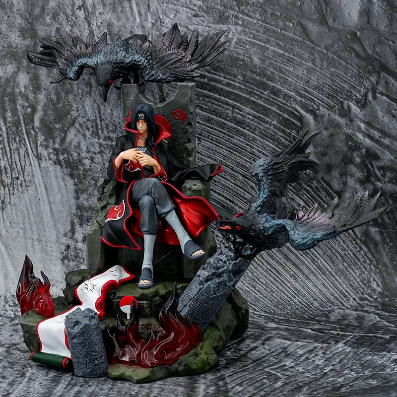 

BANDAI 35cm Anime Naruto Uchiha Itachi Movable Doll Handsome Ornaments Accessories Oversized Christmas Children's Gift Color Box