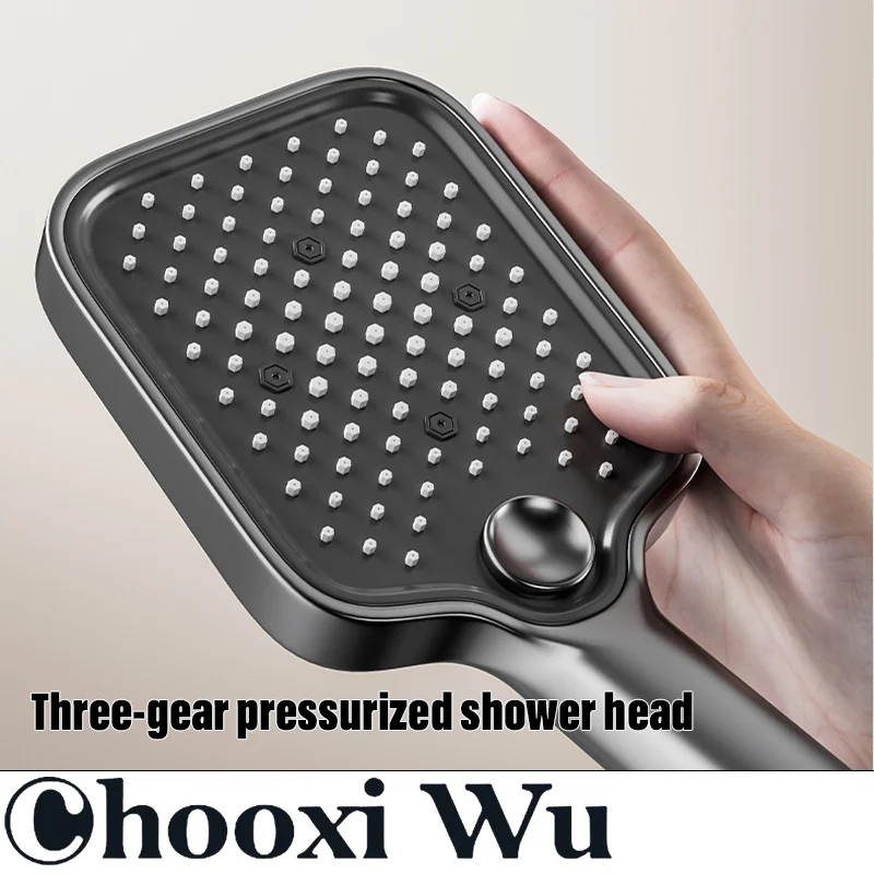 CHOOXIWU-Простая умная душевая насадка кнопки в фортепиано четыре режима воды