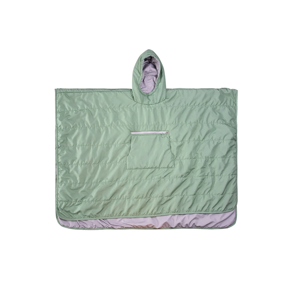 

Hiking Warm Cloak Sleeping Bag Poncho Raincoat Winter Riding