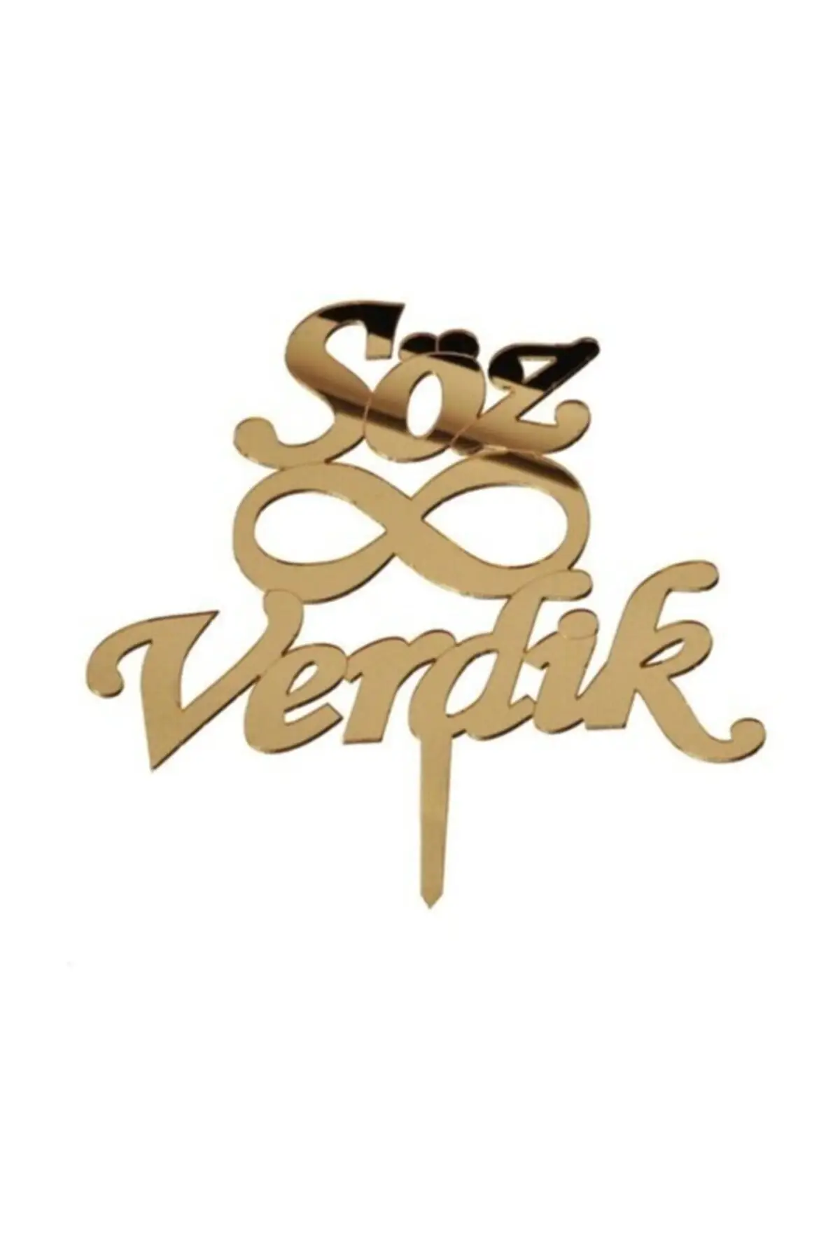 

PartissSz Have Cake Ornament Plexi Gold Color henna bride veil welon