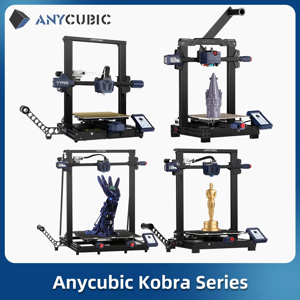 

3D принтер ANYCUBIC FDM Series KOBRA 2 Neo Vyper KOBRA Go, полностью Металлическая Рамка