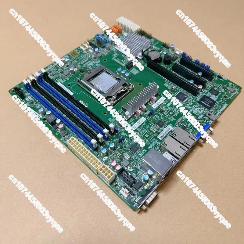 Фото Материнская плата для ультрамикросерверов E3-1200 V5 V6 LGA1151 C23 Chip с двумя портами Gigabit LAN и IPMI №1
