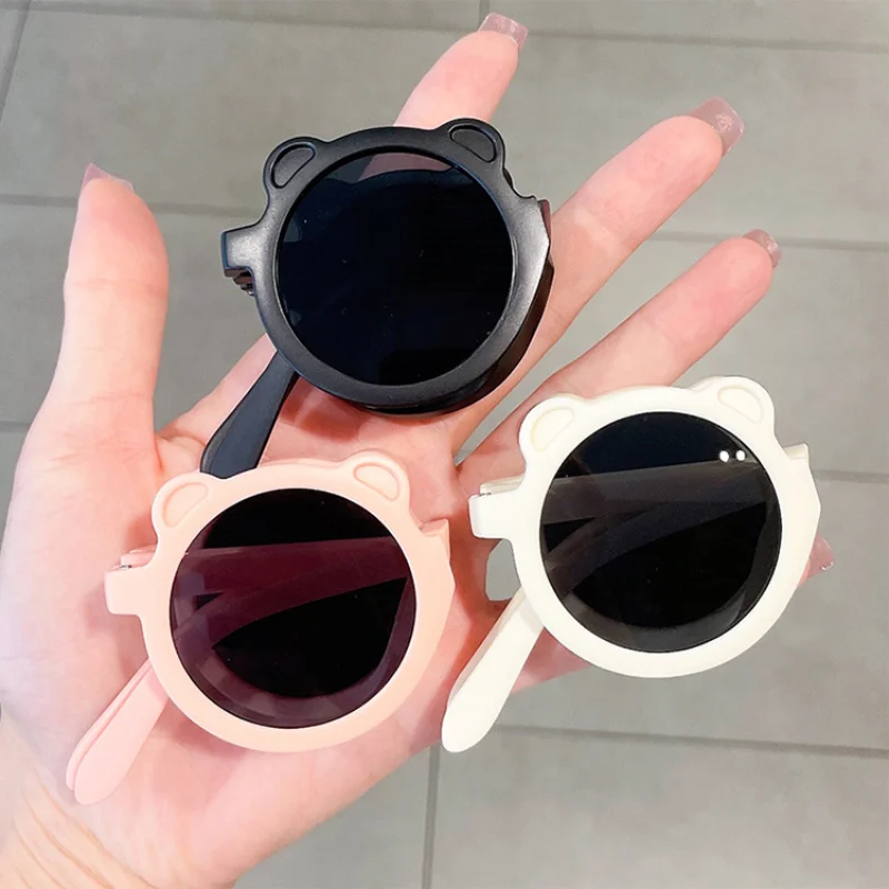 

Fold Designer Luxury Sunglasses For Children Ultraviolet-proof Kids Fashion Baby Luxury Top Designer Glasses lunettes de soleil