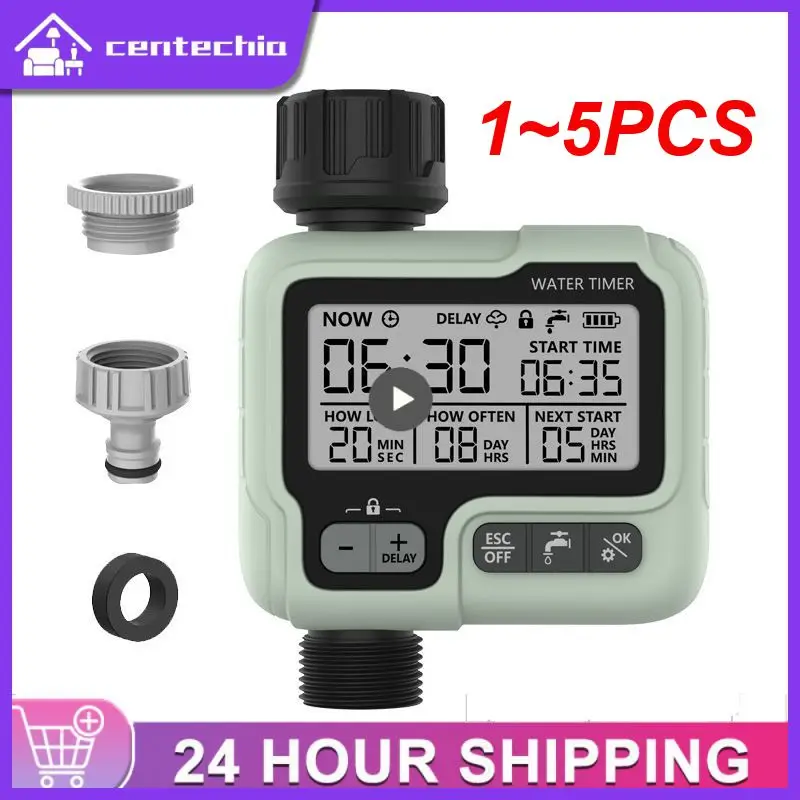 

Автоматический таймер воды Eshico HCT-322, садовая цифровая Оросительная машина, умный спринклер для использования на открытом воздухе для экономии воды, 1 ~ 5 шт.