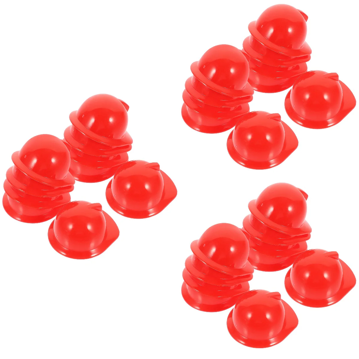 

60 pcs Mini Construction Realistic Small Model Decor Pet Hat Decor Bottle Cap