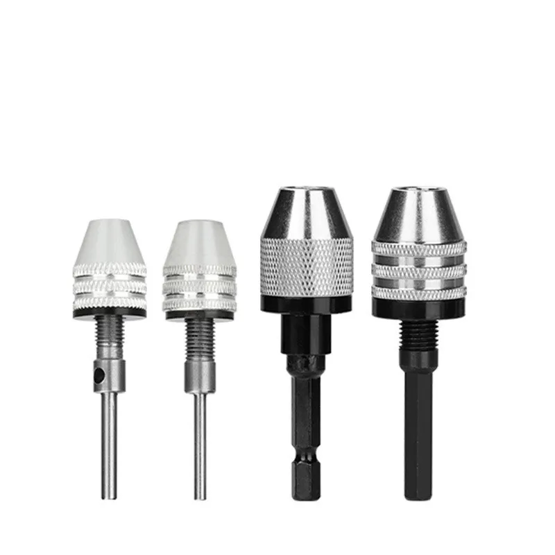 

1PC Quick Change Keyless Drill Bit Chuck Hex Shank Adapter Converter Tool Three-Jaw Chuck Electric Grinder Drill Chuck Tool Kit