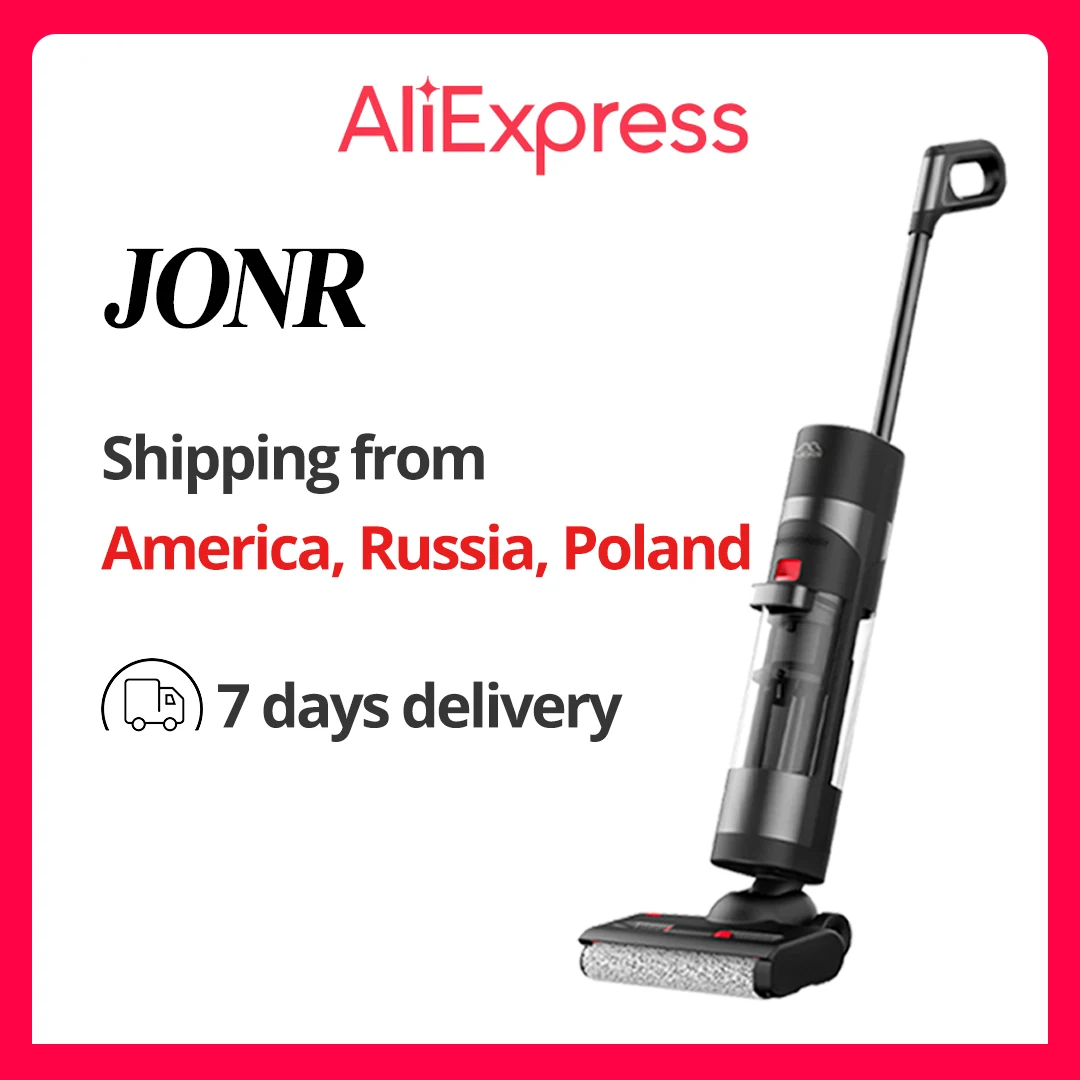

JONR Wet Dry Smart Vacuum Washing Cleaner Wireless Washing Robot Floor LED Display Electric Washing Vacuum Cleaner