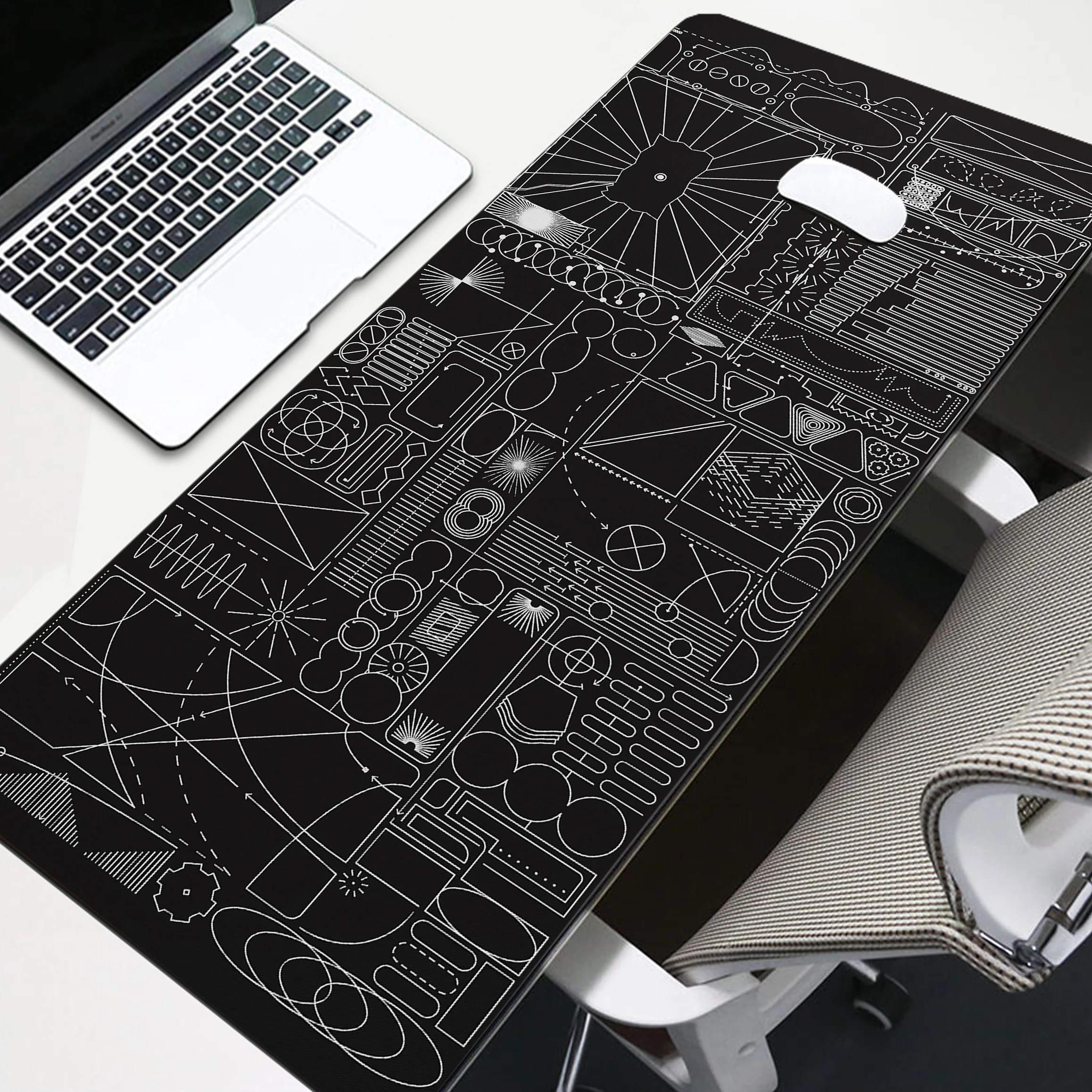

Cat Mousepad Art Mats Slipmat 900x400mm Mouse Pad XXL Original Deskmat Home Office Carpet Substrate on The Table for Pc Mat