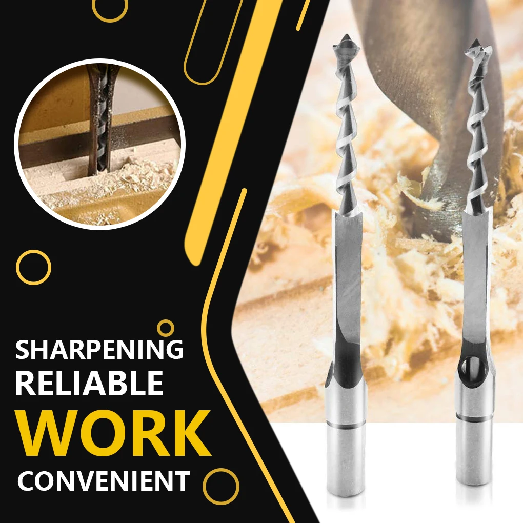 

4PCS Set Woodworking Drill Bits Carbon Steel Square Bit Tool