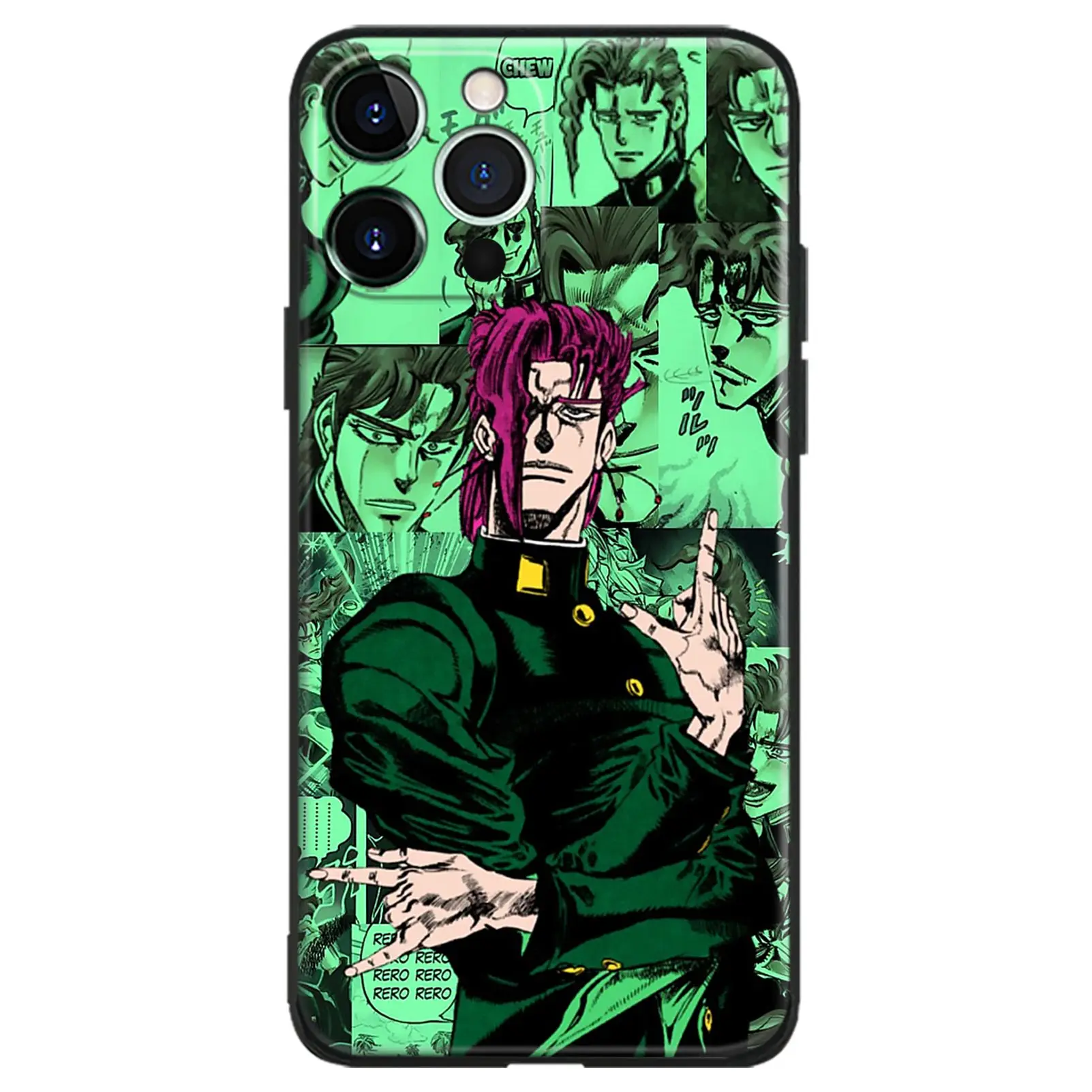 Noriaki Kakyoin JOJO аниме Мягкий силиконовый чехол для телефона iPhone SE 6s 7 8 Plus X XR XS 11 12 13 Mini