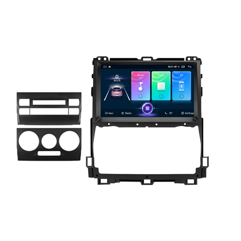 Заводской 16 г DVD Car Palyer Android автомобильный радиоприемник для Land Cruiser Prado 120 3 2002-2009