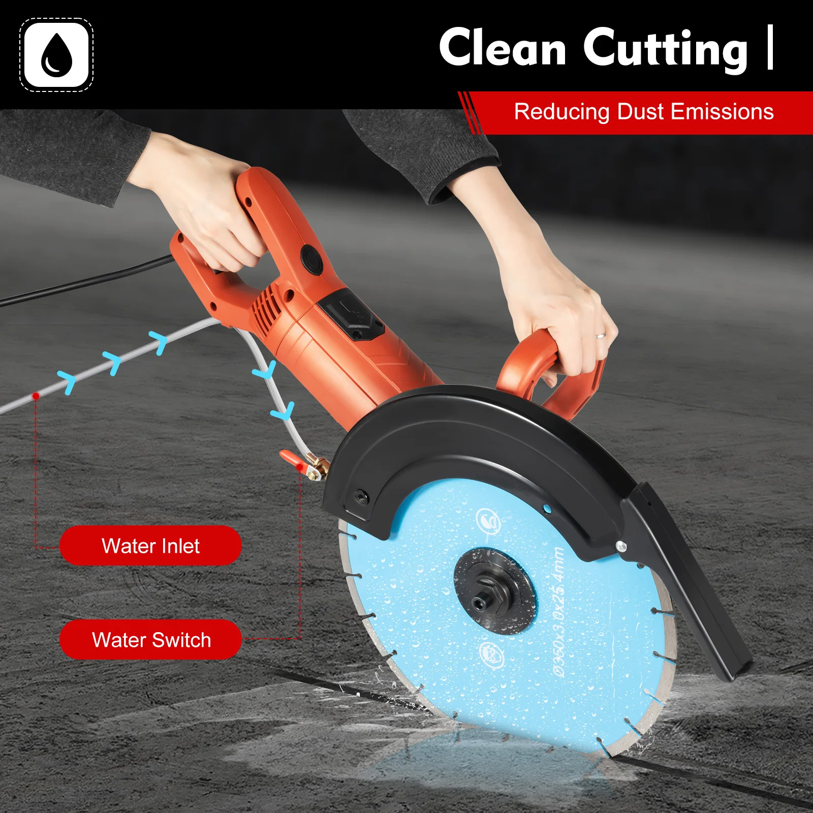 Электрическая фреза для пазов 3000 Вт циркулярная пила фрезерный станок стен