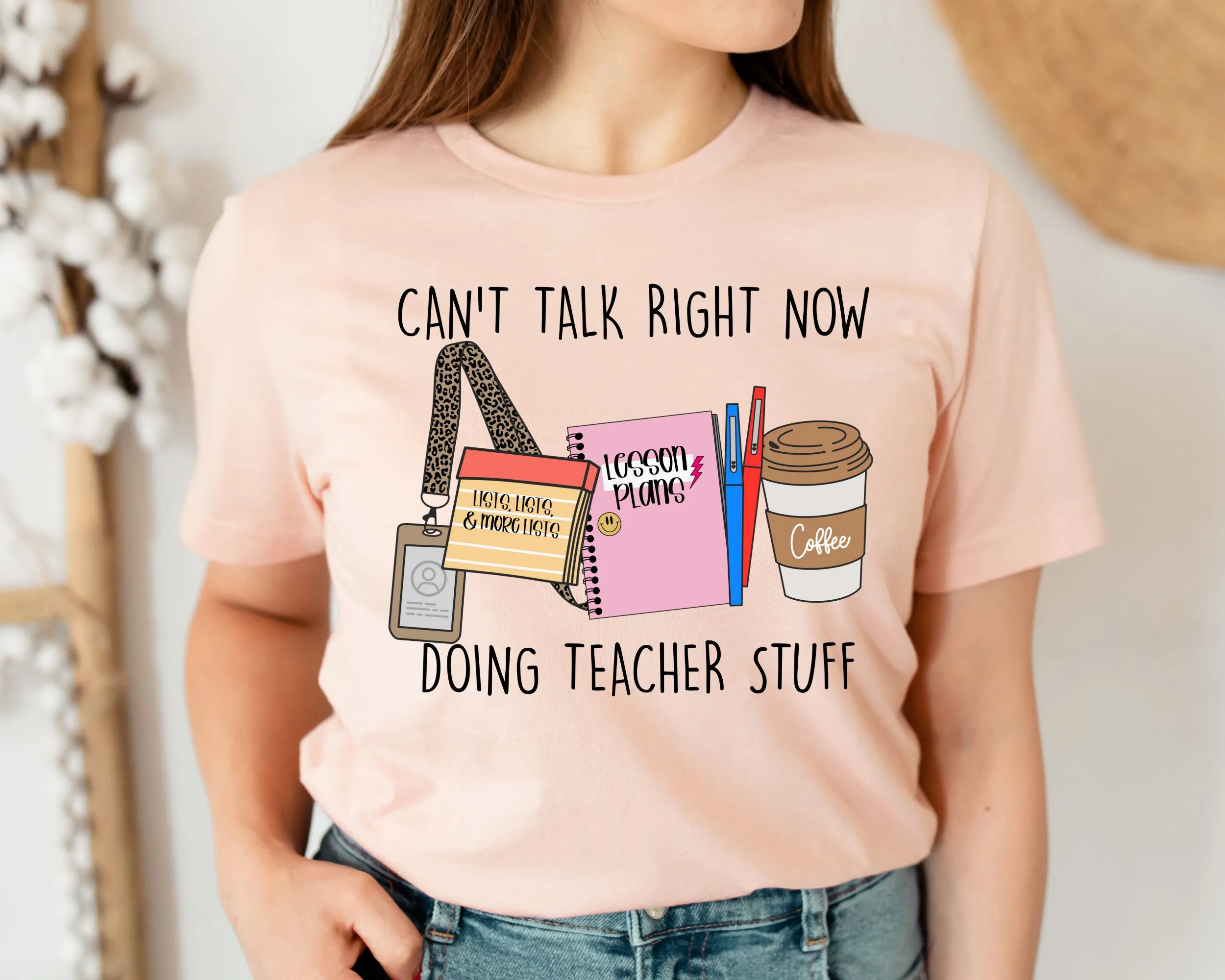 Футболка Can't Talk Right Now вещи учителя для учителей милый первый день школы лето