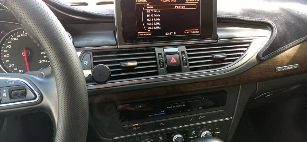 Автомагнитола на Android с вертикальным экраном и GPS-навигацией для audi a7 2011