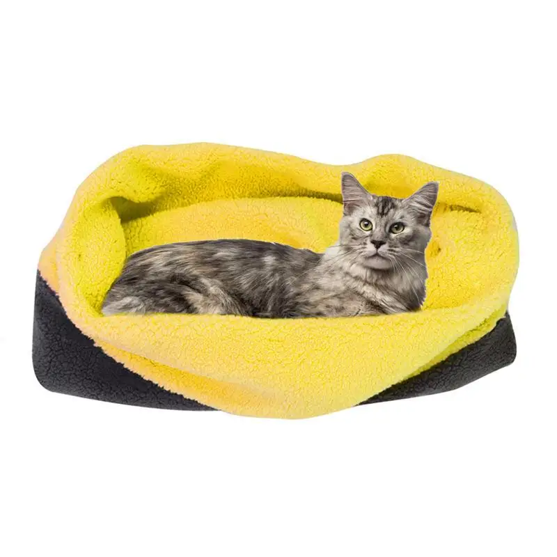 

Cat Beds For Indoor Cats Bag Cat Bed Cave Sleeping Bag Closed Pet Mat Self Warming Pad Sack For Cats And Small Dog Cozy Plush