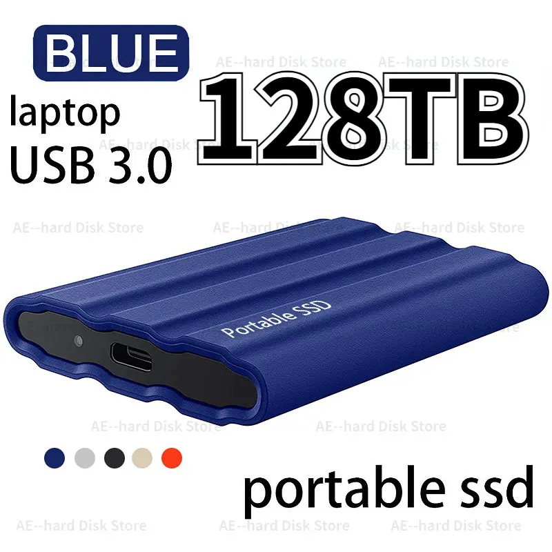 

Portable High-speed Mobile Solid State Drive 2TB 4TB 6TB 128TB SSD Mobile Hard Drives External Data Storage Decives for Laptop