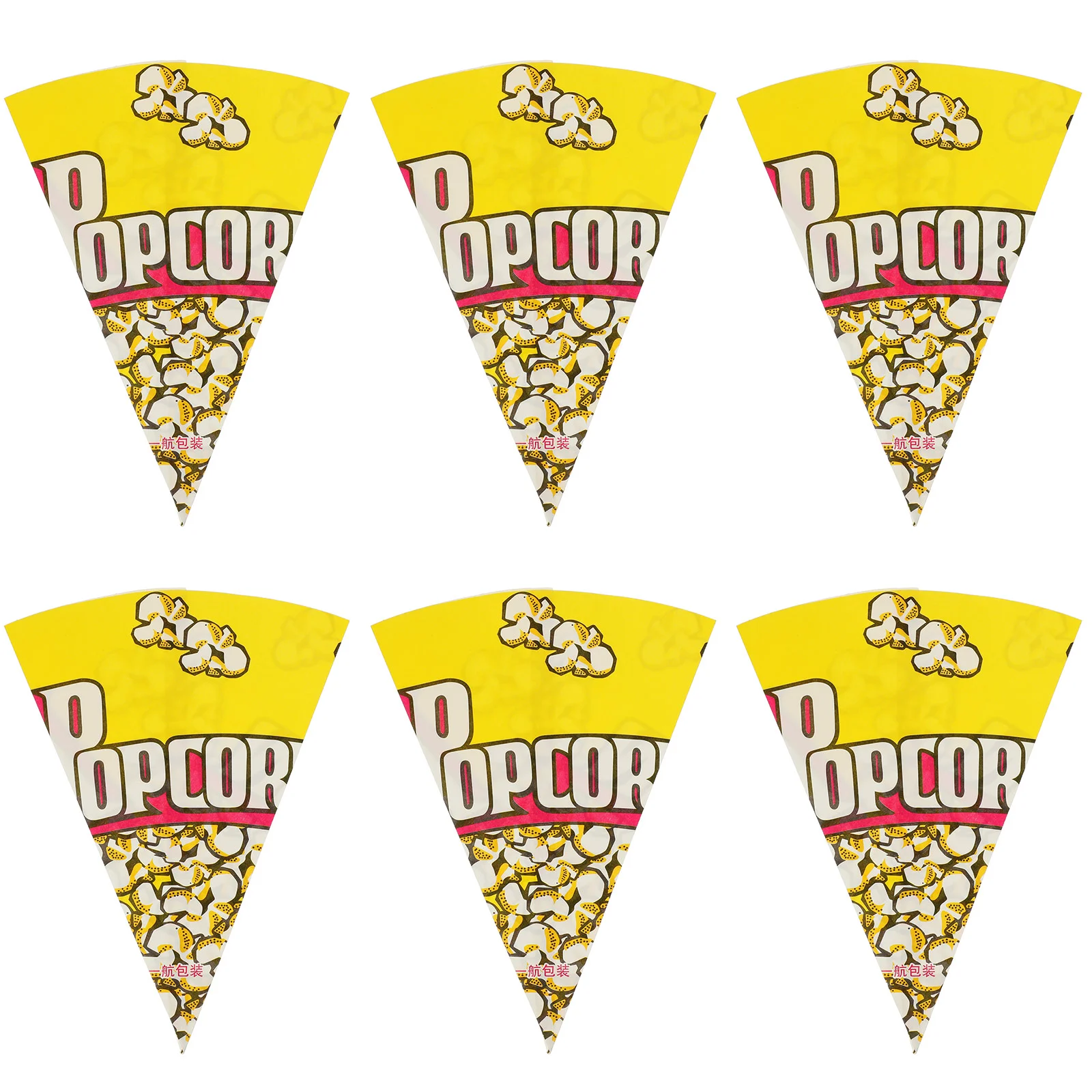50 шт. контейнер для печенья Popcicles конусные пакеты попкорна индивидуальная