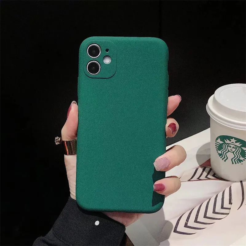 Роскошный Матовый Мягкий однотонный чехол из песчаника для Samsung A52 A72 A10 A50 A20 A70 A51 A71 A21S A31 A12 A13 A32 S20 S21 S22 Plus