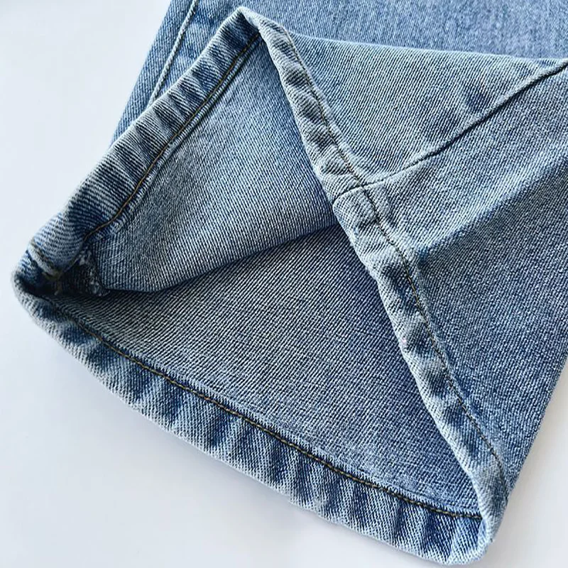 Женские объемные джинсы со стразами женские весенне-осенние брюки с высокой