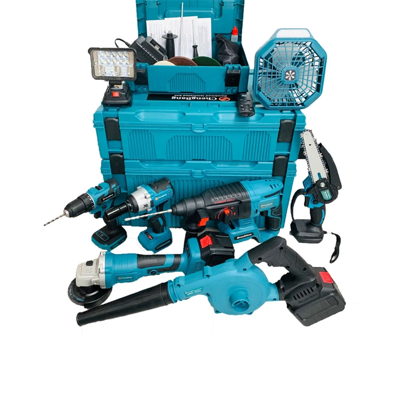 

Набор бесщеточных дрелей HENGLAI, 20 в, 8 в 1