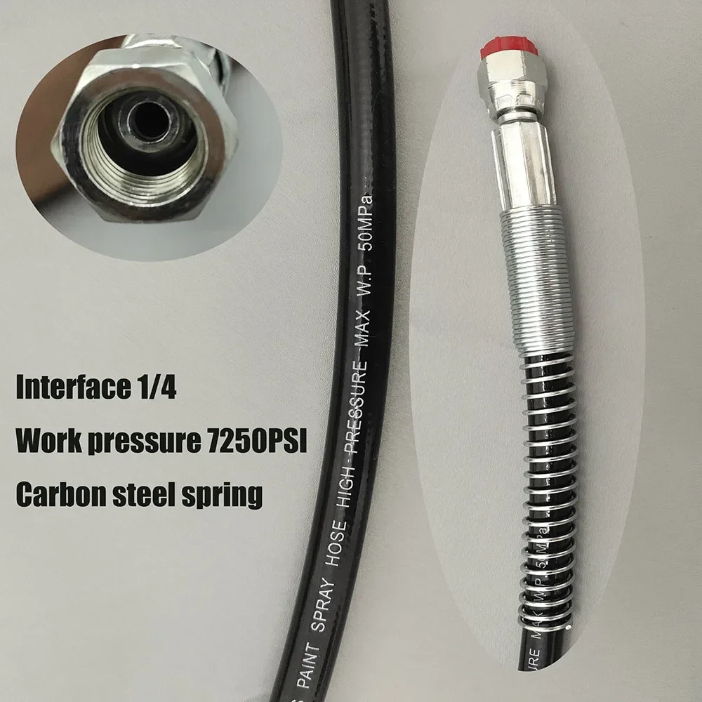 Безвоздушный распылитель труба высокого давления интерфейс 7 мм 1/4 двухслойное