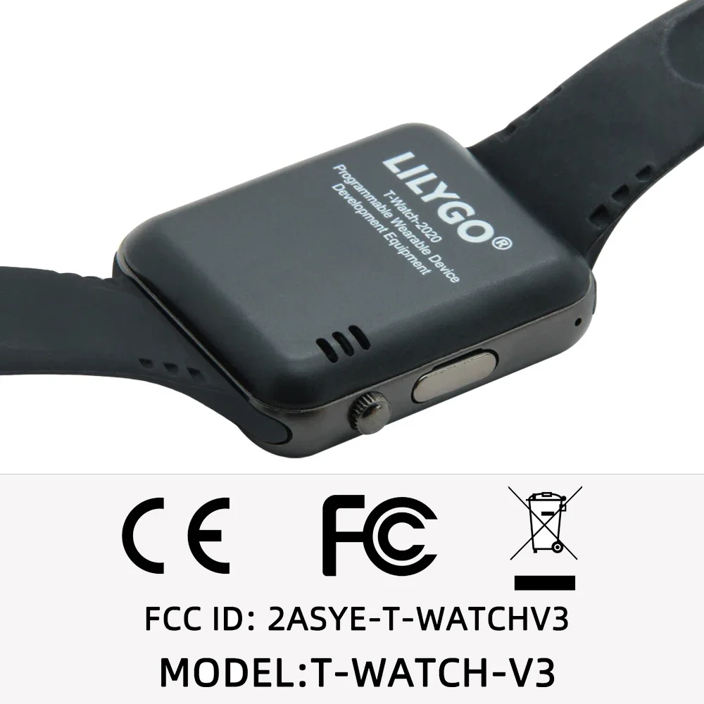 LILYGO TTGO T-Watch 2020 V3 470 мАч ESP32 Программируемые часы для разработки с микрофоном и датчиком для Arduino (art.: 3920d97eb103f) - 3920d97eb103f