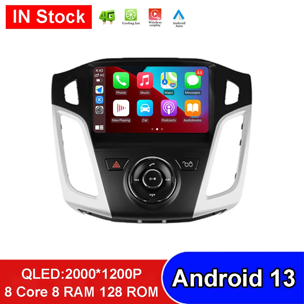 

Car Radio For Ford Focus 3 Mk 3 2011 - 2019 Android 13 No 2din Dvd On Board Multimedia Video Player GPS Navigation Stereo