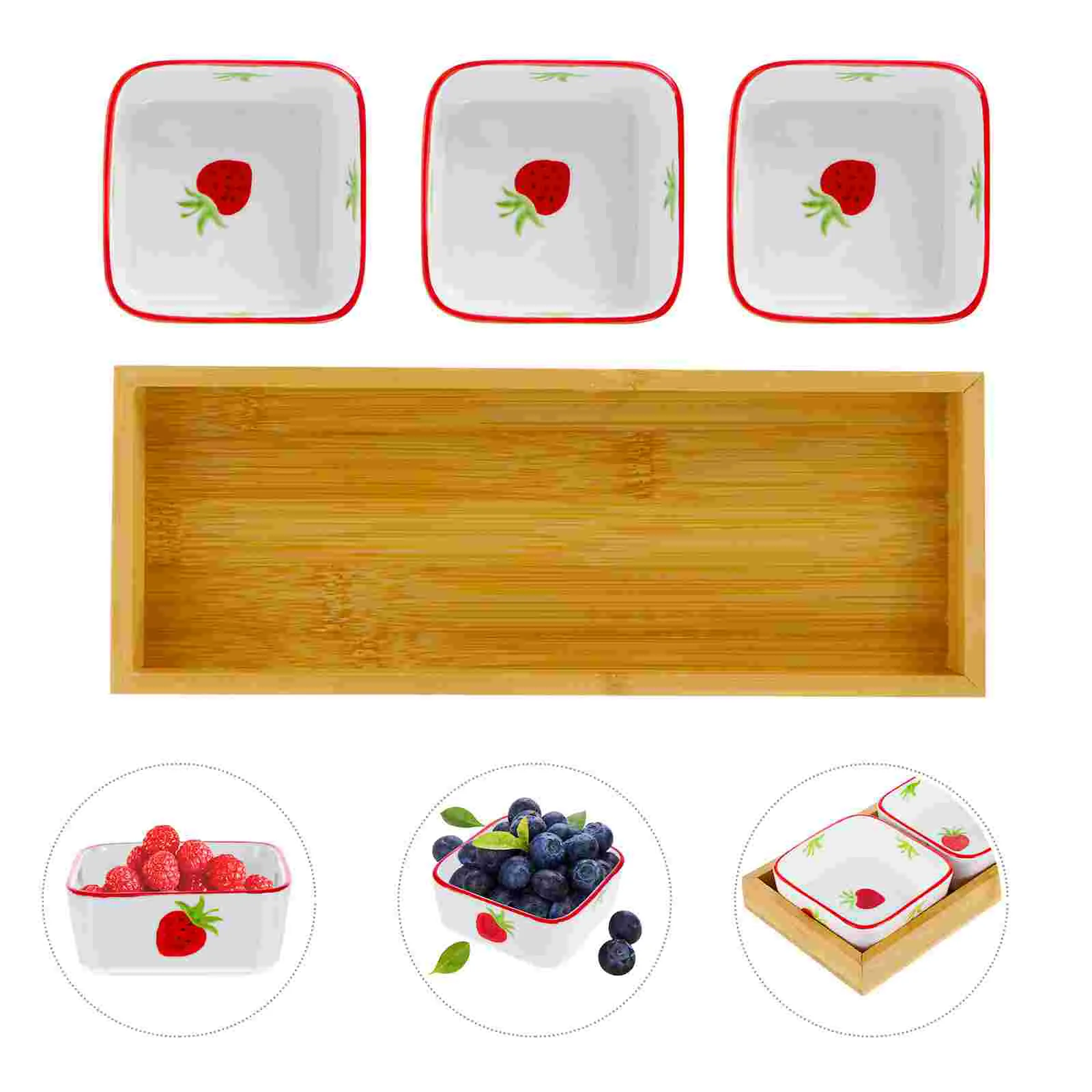 

Tray Serving Snack Plates Ceramic Fruit Bowl Appetizer Plate Dessert Food Dish Trays Nuts Plats Foods Bowls Candy Cake Nut