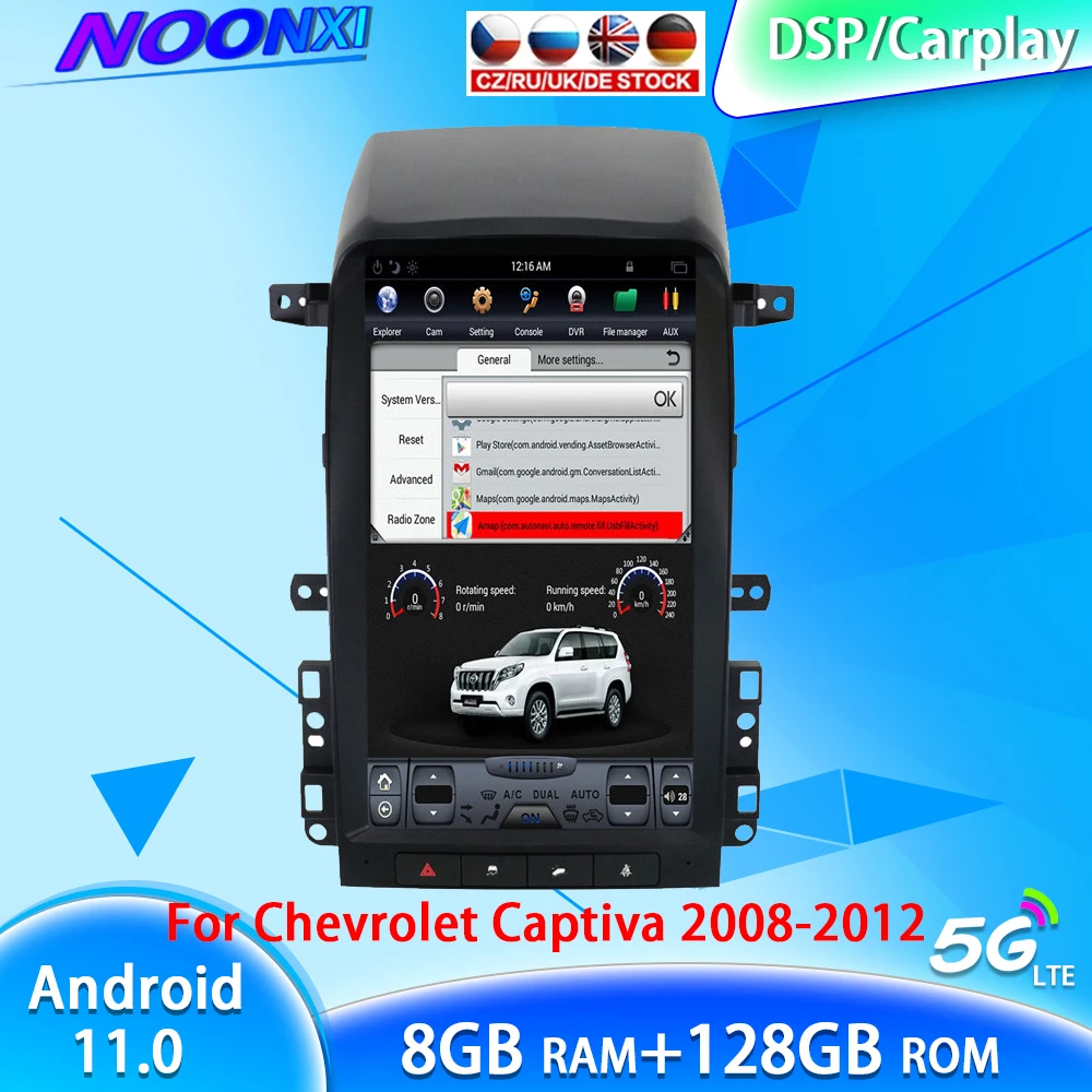 Android11.0 8G+128G For Chevrolet Captiva 2008-2012 All In One Car Screen Audio Intelligent System Radio Video Players Carplay Android11.0 8G+128G For Chevrolet Captiva 2008-2012 All In One Car Screen Audio Intelligent System Radio Video Players Carplay