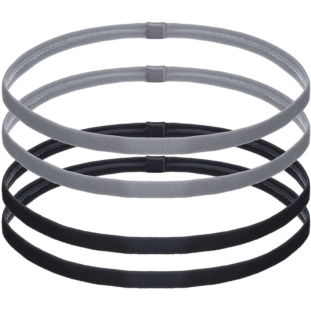 

4Pcs Yoga Elastic Headband Non-Slip Sports Hair Band Men Women Fitness Sweatband