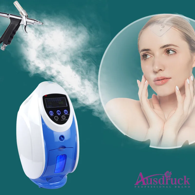 Korea O2toDerm Oxygen Facial Machine Hyperbaric Hydro Skin Rejuvenation Oxygen Jet Peel Dome Mask Anion Oxygen Facial Machine