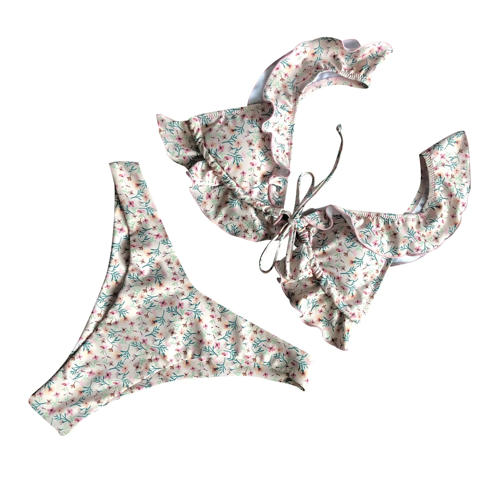 

Checkered Swimsuit Sexy Strap Bikini Sexy Fashion Swimwear Split Halter Ladies Swimwears Tankinis Swimwears brazilian panties