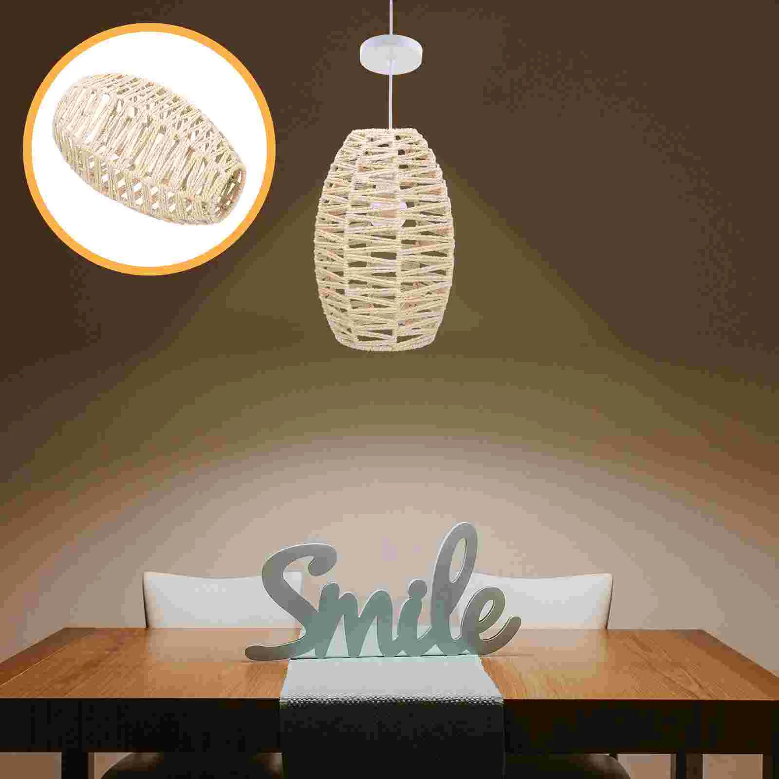 

Rope Lampshade Pendant Lampshade Wicker Pendant Light Shade Shade